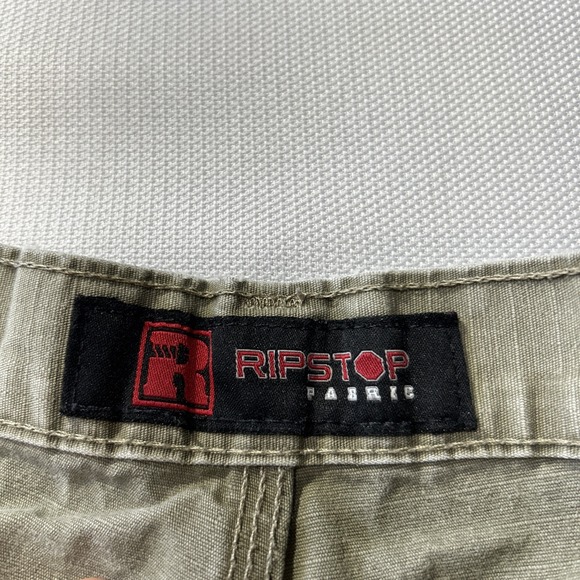 Wrangler Riggs Workwear Pants Mens 34x31 Olive Straight Ripstop Rugged Outdoor - Picture 9 of 11